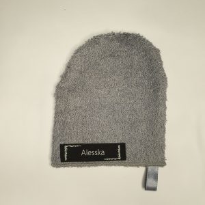 Gant nettoyant lavable. Gris