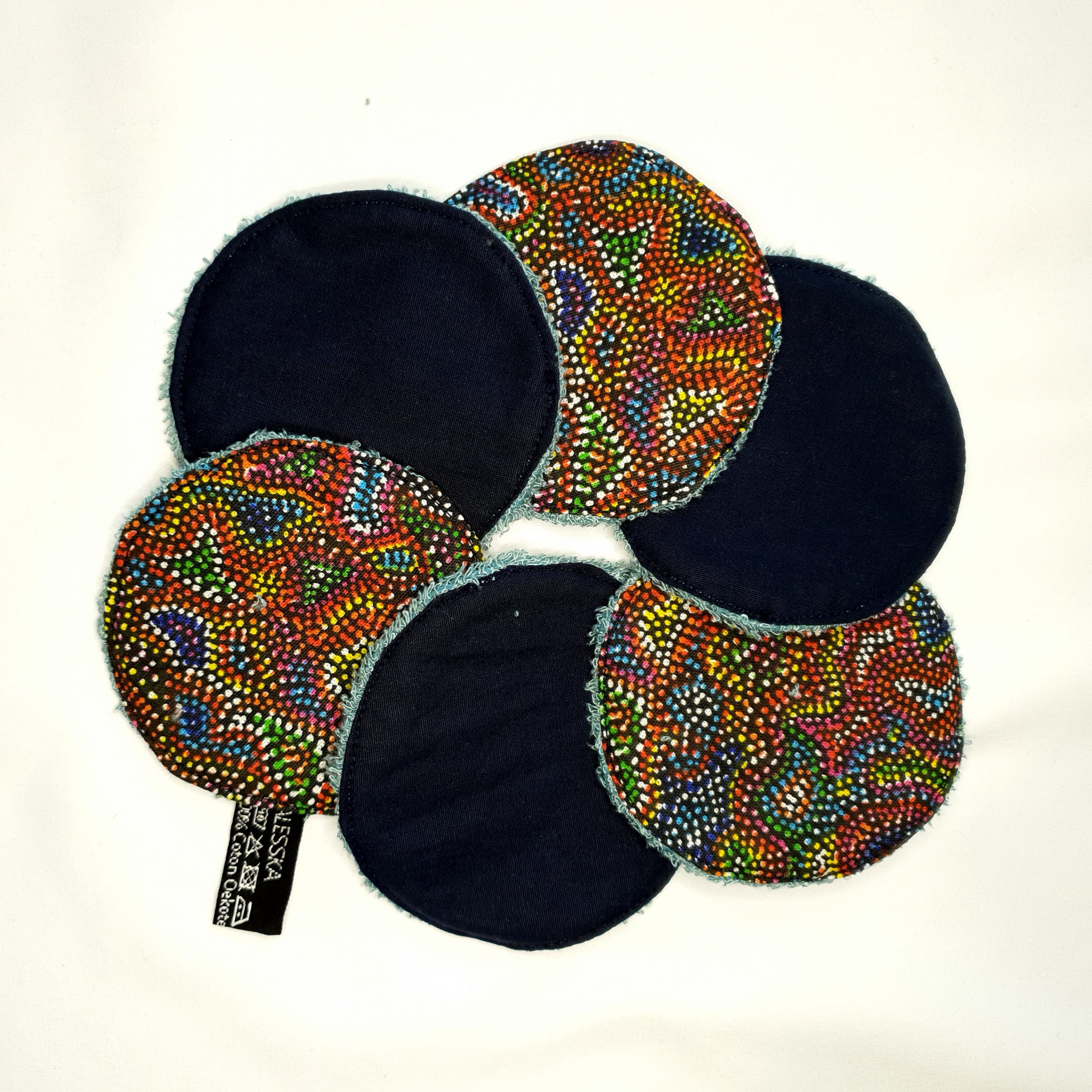 Lot 6 Disques lavables.