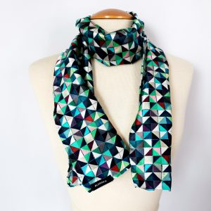 Foulard en soie - Forme géométrique